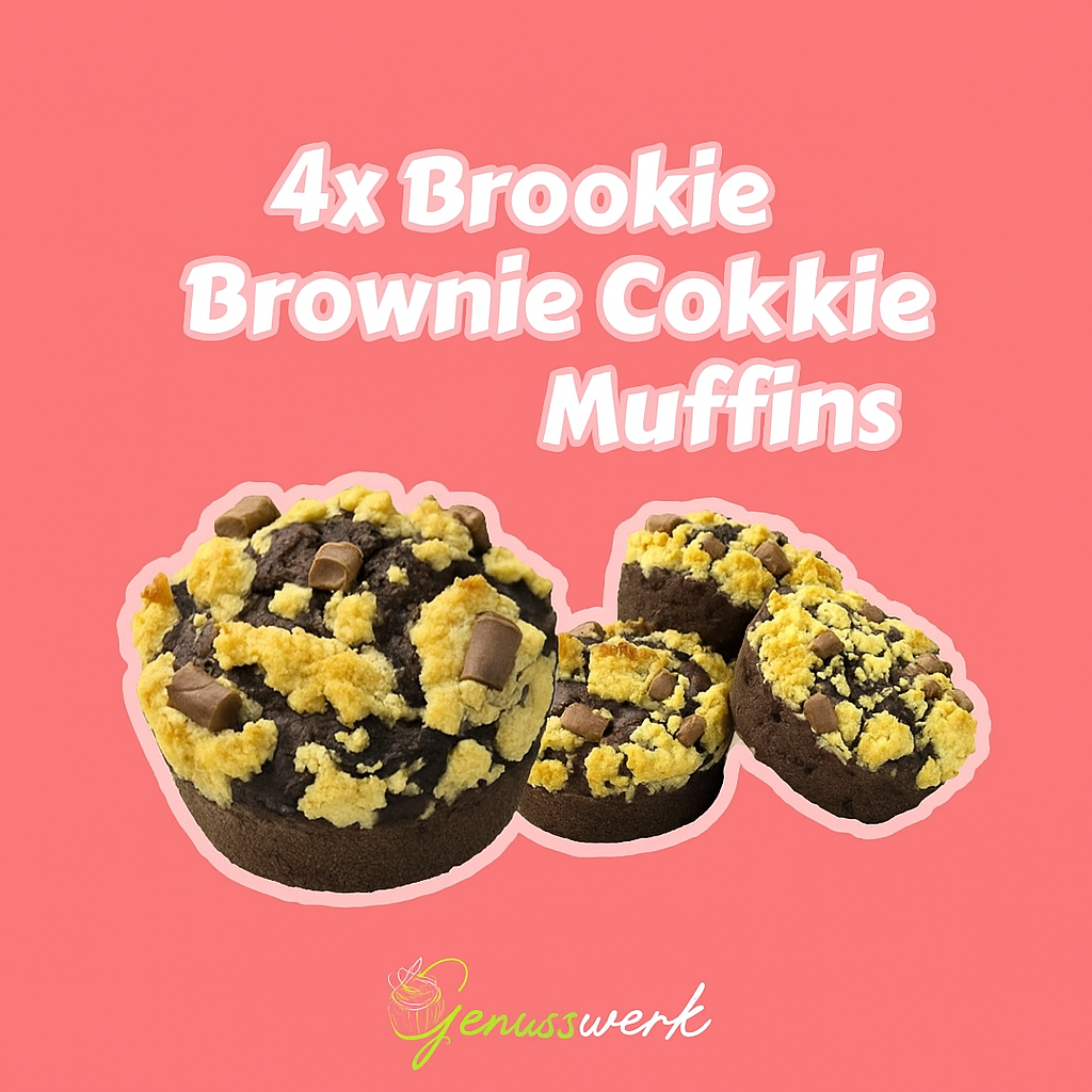 Brookie Muffin – der unwiderstehliche Mix aus Brownie und Cookie