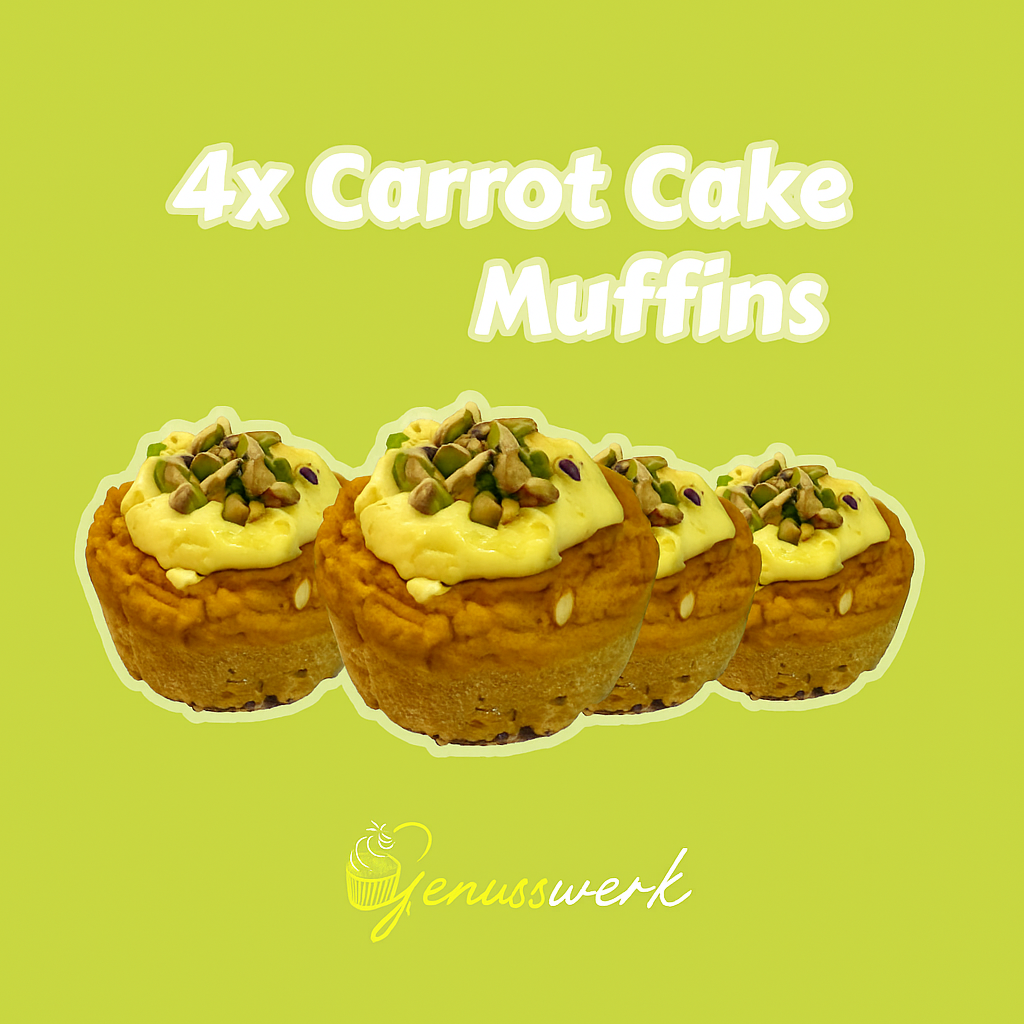 Carrot Cake Muffin – Saftig, Würzig & Proteinreich!