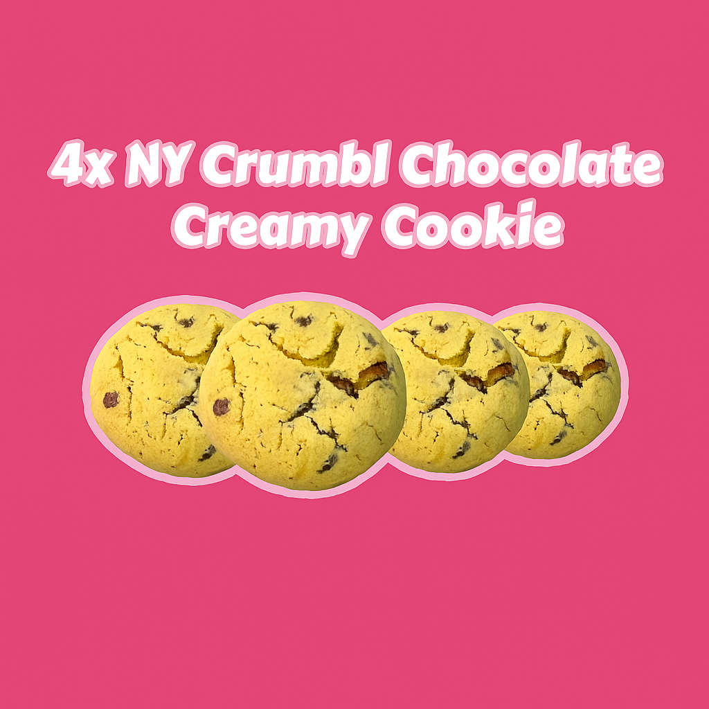 NY Crumbl Chocolate Creamy Cookie