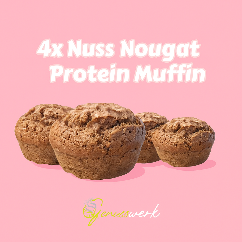 Nuss-Nougat Protein Muffin – Der gesunde Schoko-Nuss Genuss