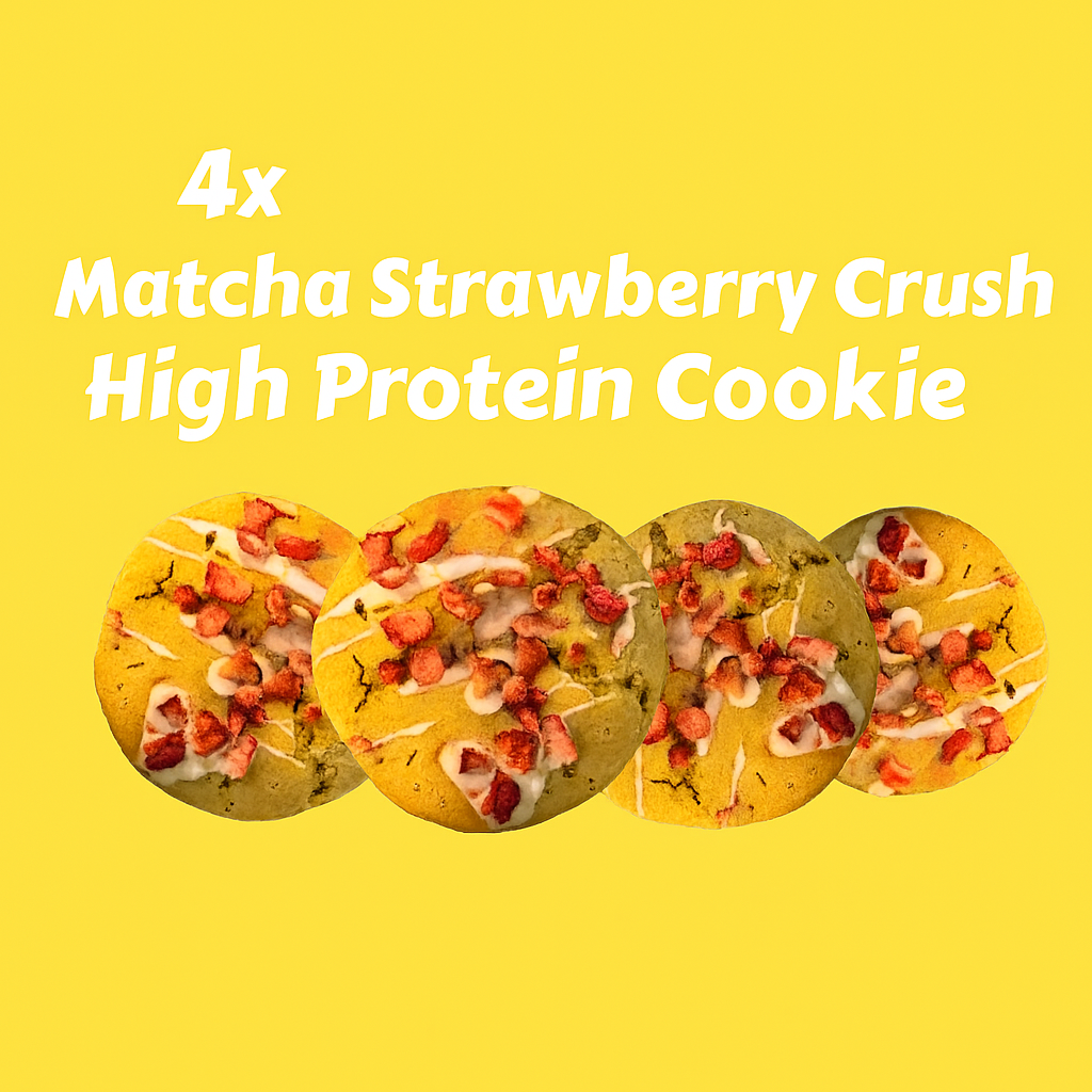 Matcha Strawberry Crush – High Protein Cookie