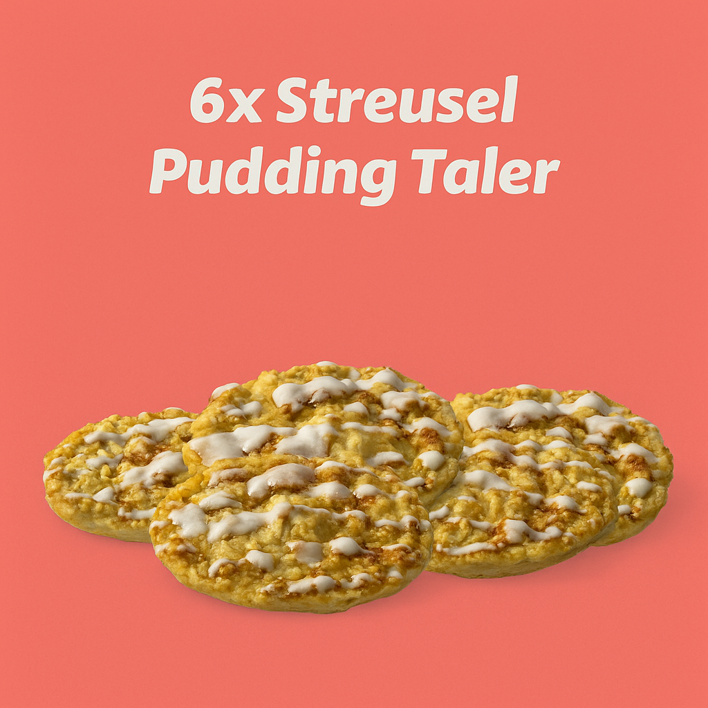 Streusel Pudding Taler – Der Soulfood Snack mit Protein-Power