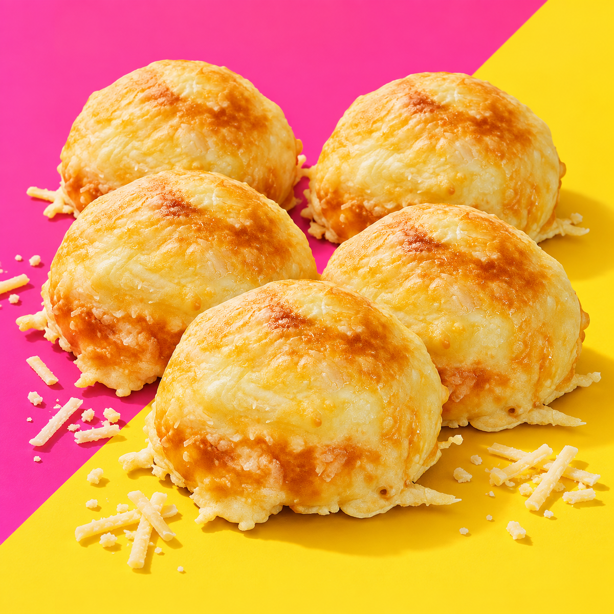 Cheesy Crunch Käsebrötchen · 5 Stück von genusswerk.ME