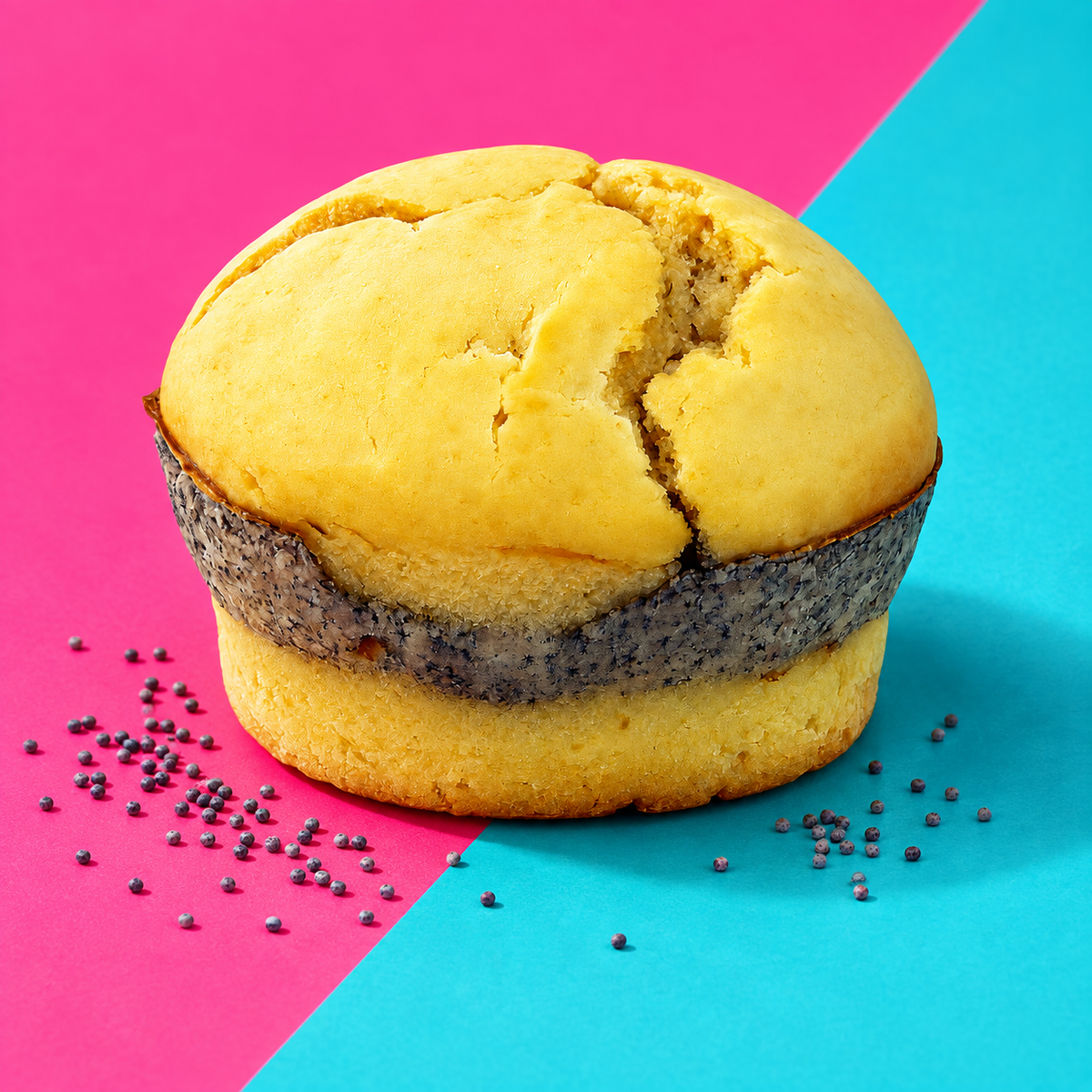 Mohn Pudding Muffin von genusswerk.ME