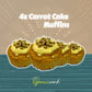Carrot Cake Muffin – Saftig, Würzig & Proteinreich!