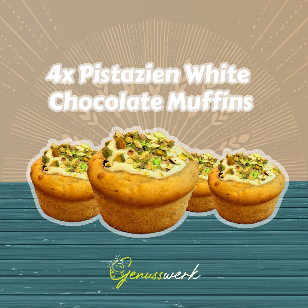 Pistazien White Chocolate Muffin – Cremig, Nussig & Proteinreich!