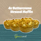 Buttercreme Streusel Muffin