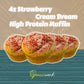 Strawberry Cream Dream – High Protein Muffin