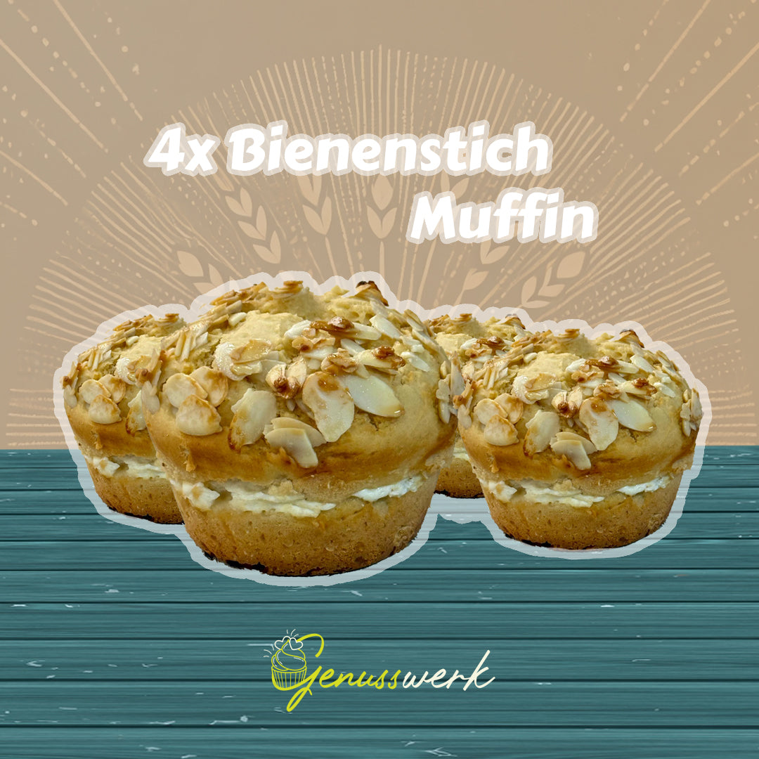 Bienenstich Muffin - der knusprige Genuss mit cremiger Füllung!