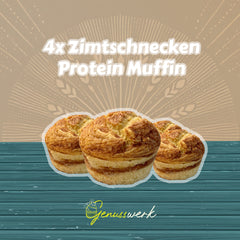 Zimtschnecken Protein Muffin – Gesunder Genuss mit Zimt