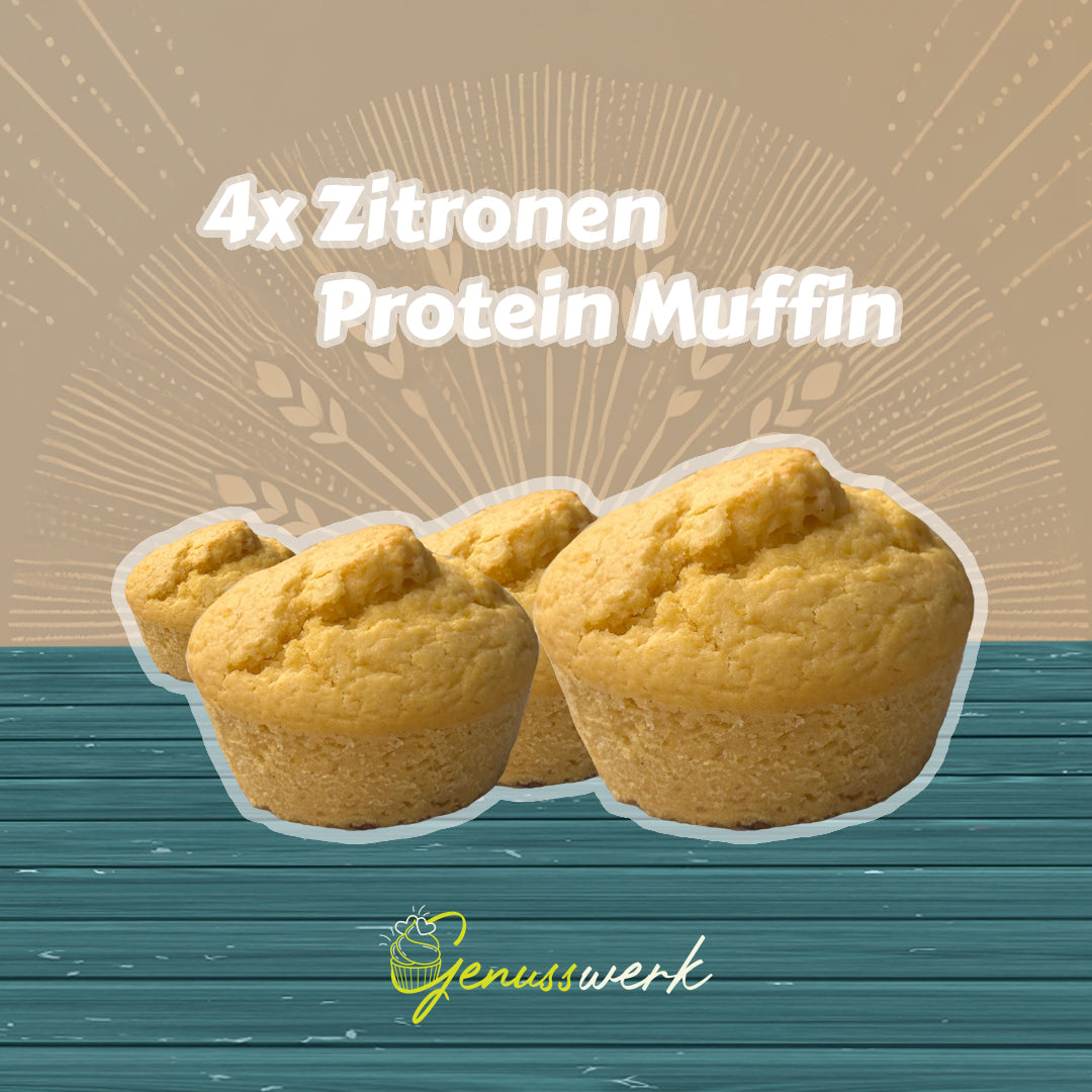 Zitronen Protein Muffin – Frisch & Kalorienarm mit extra Protein