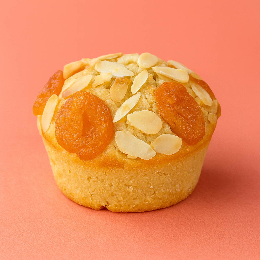 Mandel Marzipan Aprikosen Muffin - Zart, Fruchtig & Proteinreich!