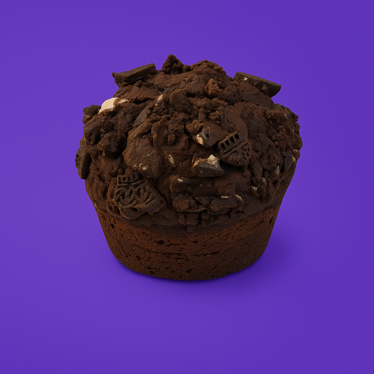 Dark Schoko Crumbl - Creamy Core Muffin