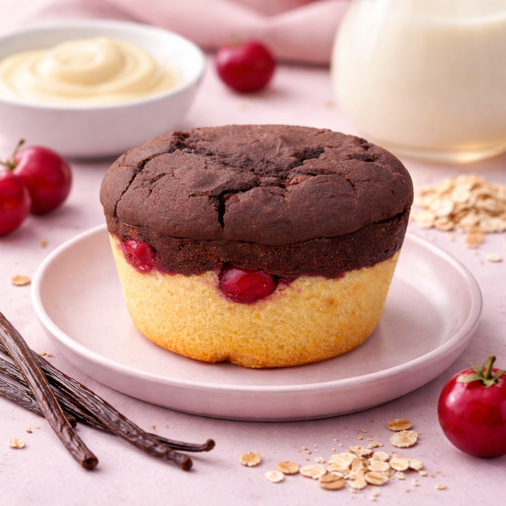 Donauwellen Protein Muffin