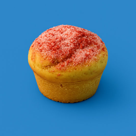 Strawberry Cream Dream – High Protein Muffin