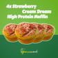 Strawberry Cream Dream – High Protein Muffin