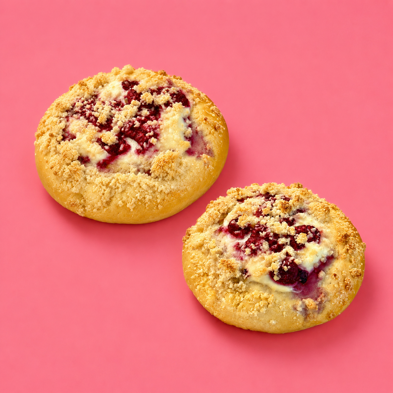 Himbeere Pudding Plunder