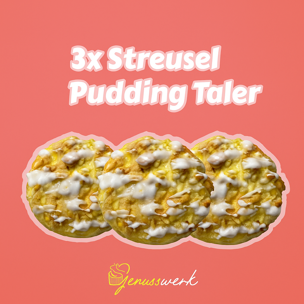 Streusel Pudding Taler – Der Soulfood Snack mit Protein-Power