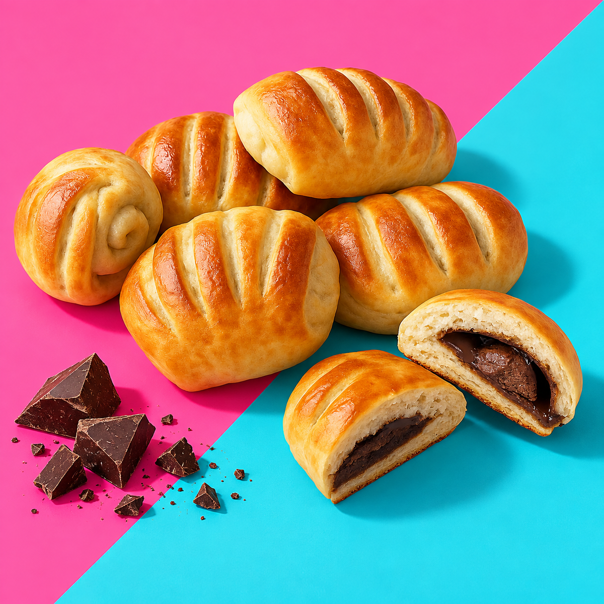 Choco Hörnchen · 6 Stück von genusswerk.ME