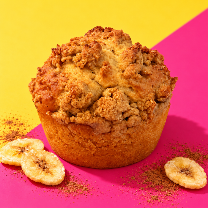 Cinnamon Crumbl Banana Bread Muffin von genusswerk.ME