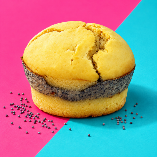 Mohn Pudding Muffin von genusswerk.ME