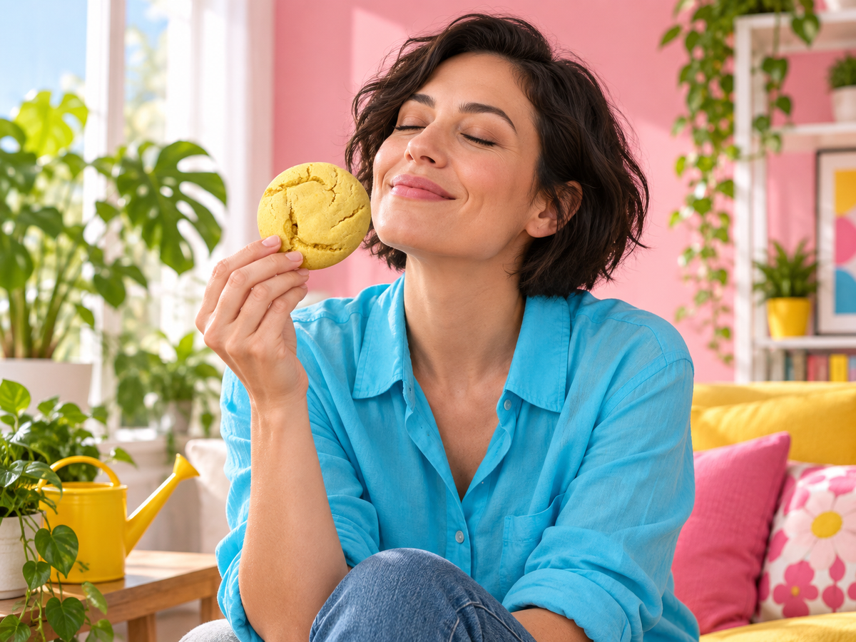 NY Crumbl Creamy Cookie in einer fröhlichen Alltagsszene