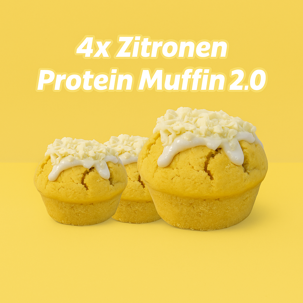 Zitronen Protein Muffin – Frisch & Kalorienarm mit extra Protein