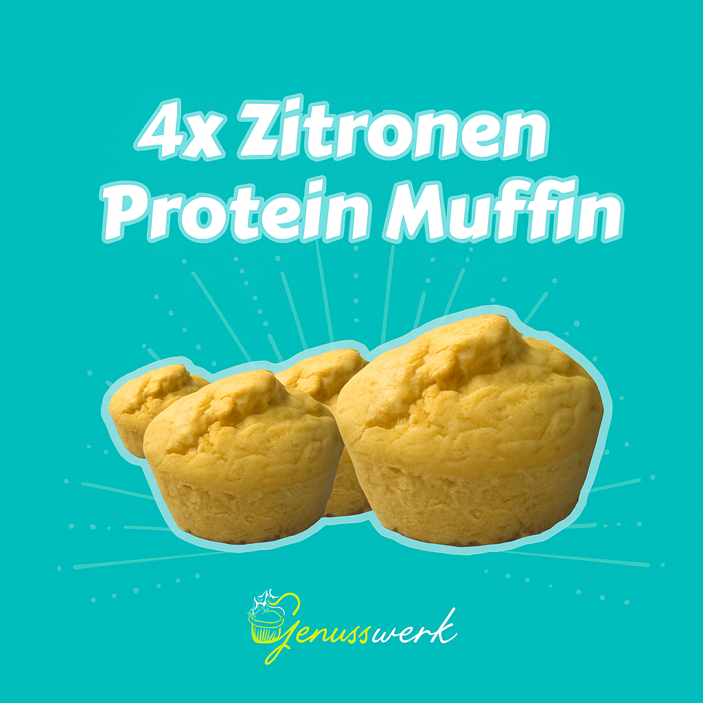 Zitronen Protein Muffin – Frisch & Kalorienarm mit extra Protein